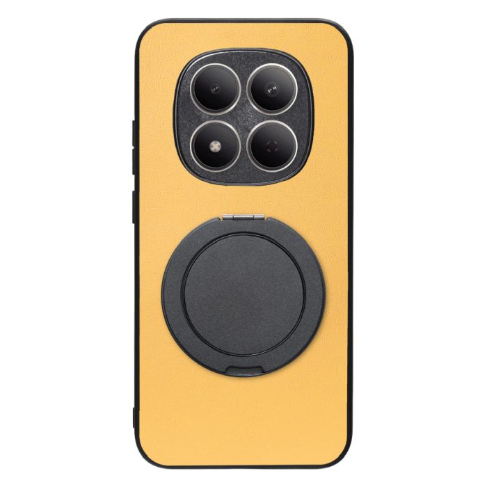 [ LOOF RING-SHELL (シンプル Ver.) ] REDMI Note 15 Pro 5G Xiaomi スマホケース 背面 ケース カバー ハードケース スマホリング リング付き 本革 ストラップホール [ REDMI Note 15 Pro 5G ]