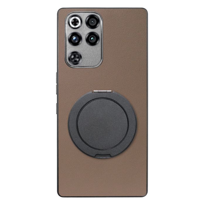 [ LOOF RING-SHELL (シンプル Ver.) ] REDMAGIC 11 Pro NX809J ZTE nubia スマホケース 背面 ケース カバー ハードケース スマホリング リング付き 本革 ストラップホール [ REDMAGIC 11 Pro ]