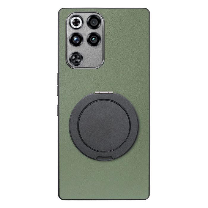 [ LOOF RING-SHELL (シンプル Ver.) ] REDMAGIC 11 Pro NX809J ZTE nubia スマホケース 背面 ケース カバー ハードケース スマホリング リング付き 本革 ストラップホール [ REDMAGIC 11 Pro ]