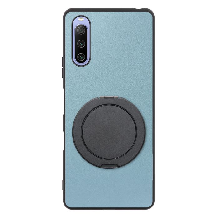 [ LOOF RING-SHELL (シンプル Ver.) ] Xperia 10 III /  10 III Lite Xperia10III 10III xperia10 スマホケース 背面 ケース カバー ハードケース スマホリング リング付き 本革 ストラップホール [ Xperia 10 III / Lite ]