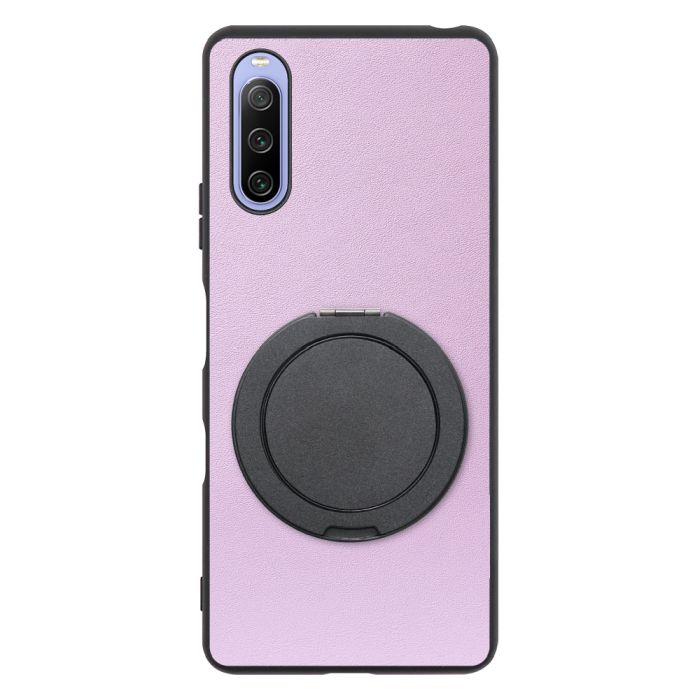 [ LOOF RING-SHELL (シンプル Ver.) ] Xperia 10 III /  10 III Lite Xperia10III 10III xperia10 スマホケース 背面 ケース カバー ハードケース スマホリング リング付き 本革 ストラップホール [ Xperia 10 III / Lite ]