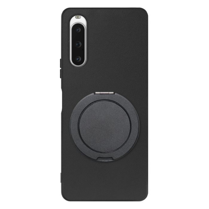 [ LOOF RING-SHELL (シンプル Ver.) ] Xperia 10 V SOG11 / SO-52D 10V xperia10V スマホケース 背面 ケース カバー ハードケース スマホリング リング付き 本革 ストラップホール [ Xperia 10 V ]