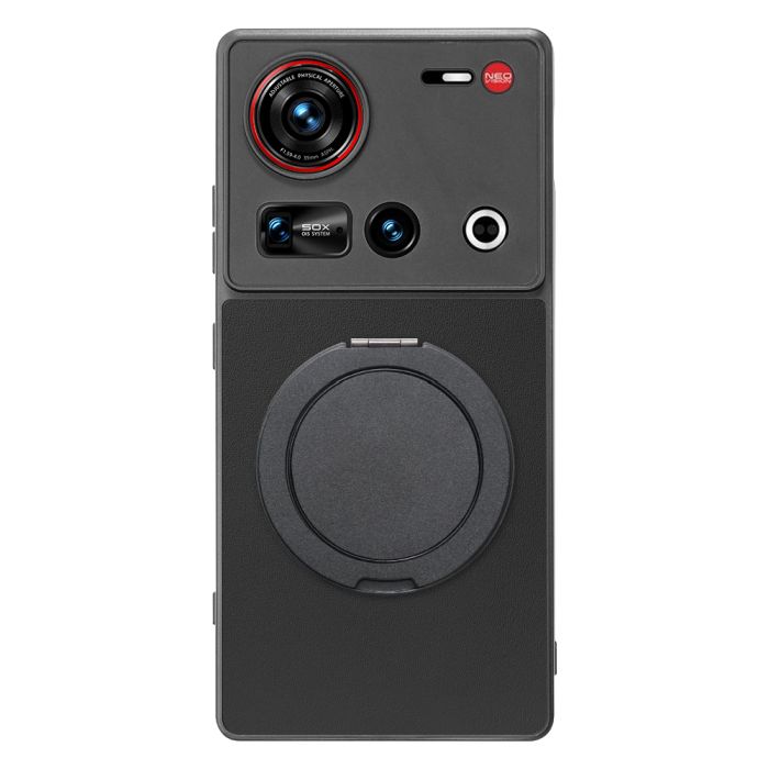 [ LOOF RING-SHELL (シンプル Ver.) ] nubia Z70 Ultra ZTE スマホケース 背面 ケース カバー ハードケース スマホリング リング付き 本革 ストラップホール [ nubia Z70 Ultra / Z70S Ultra ]