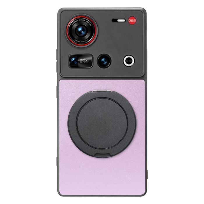 [ LOOF RING-SHELL (シンプル Ver.) ] nubia Z70 Ultra ZTE スマホケース 背面 ケース カバー ハードケース スマホリング リング付き 本革 ストラップホール [ nubia Z70 Ultra / Z70S Ultra ]