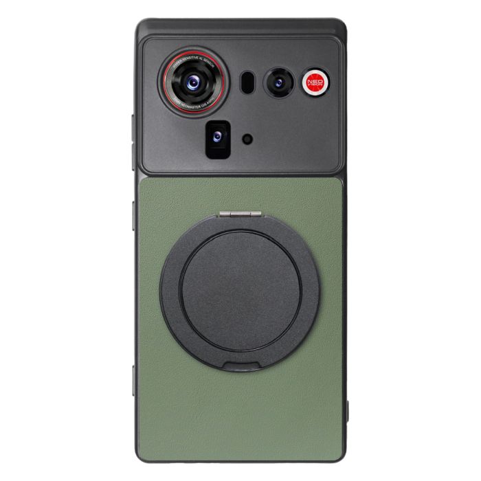 [ LOOF RING-SHELL (シンプル Ver.) ] nubia Z80 Ultra NX741J スマホケース 背面 ケース カバー ハードケース スマホリング リング付き 本革 ストラップホール [ nubia Z80 Ultra ]