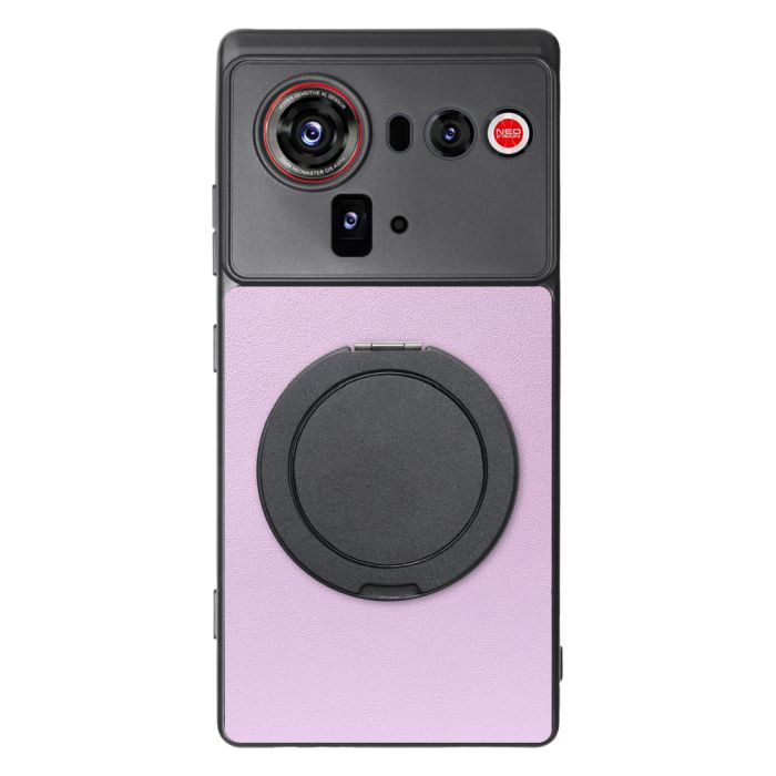 [ LOOF RING-SHELL (シンプル Ver.) ] nubia Z80 Ultra NX741J スマホケース 背面 ケース カバー ハードケース スマホリング リング付き 本革 ストラップホール [ nubia Z80 Ultra ]