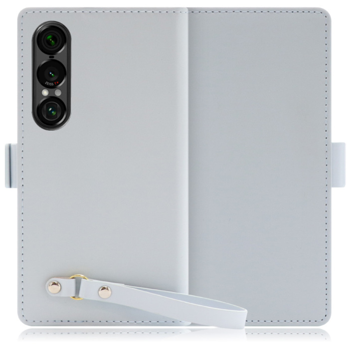 [ LOOF MACARON ] Xperia 1 VII SO-51F スマホケース ケース カバー 手帳型ケース カード収納 ストラップ ベルト付き マグネット付き 本革 [ Xperia 1 VII ]