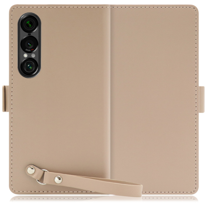 [ LOOF MACARON ] Xperia 1 VII SO-51F スマホケース ケース カバー 手帳型ケース カード収納 ストラップ ベルト付き マグネット付き 本革 [ Xperia 1 VII ]