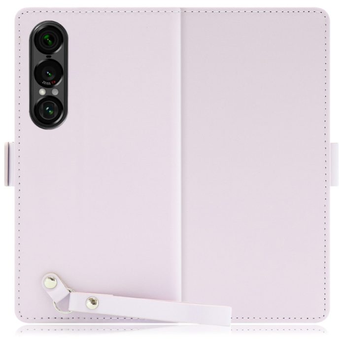 [ LOOF MACARON ] Xperia 1 VII SO-51F スマホケース ケース カバー 手帳型ケース カード収納 ストラップ ベルト付き マグネット付き 本革 [ Xperia 1 VII ]