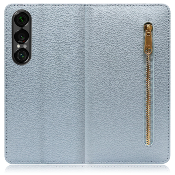 [ LOOF POCKET ] Xperia 1 VII SO-51F スマホケース ケース カバー 手帳型ケース カード収納 本革 マグネットなし ベルトなし ポケット ファスナー [ Xperia 1 VII ]