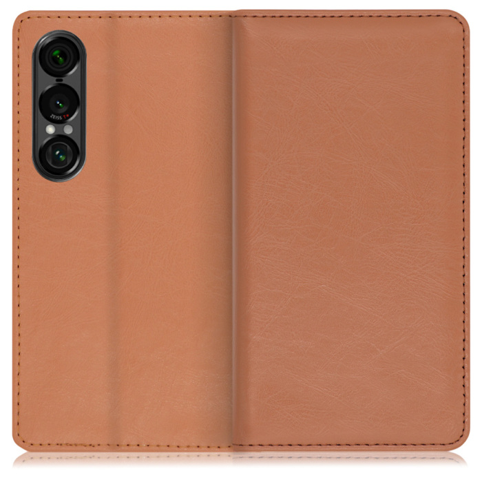 [ LOOF ROYALE ] Xperia 1 VII SO-51F スマホケース ケース カバー 手帳型ケース カード収納 マグネット付き 本革 ベルトなし [ Xperia 1 VII ]