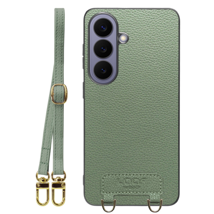 [ LOOF LUXURY-SHELL SHOULDER ] Galaxy S26 Samsung SC-51G ショルダーストラップ付き シンプルでスマート 本革 シェル型ケース ショルダー ストラップ スマホショルダー [ Galaxy S26 ]