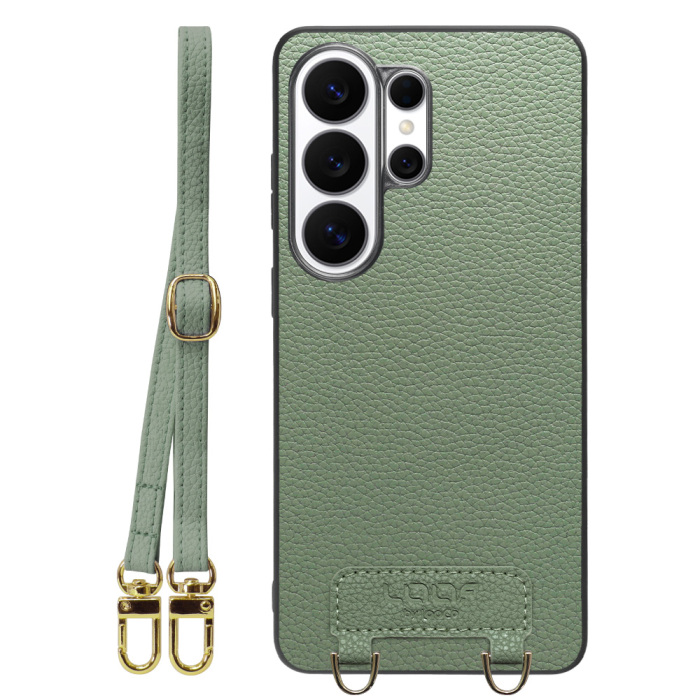 [ LOOF LUXURY-SHELL SHOULDER ] Galaxy S26 Ultra Samsung SC-53G ショルダーストラップ付き シンプルでスマート 本革 シェル型ケース ショルダー ストラップ スマホショルダー [ Galaxy S26 Ultra ]