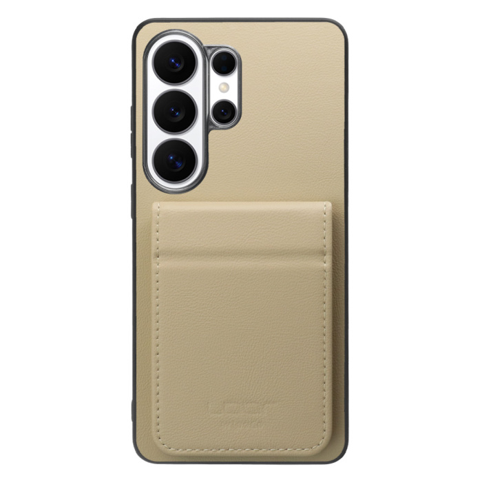 [ LOOF BASIC-SHELL SLIM CARD 2カード ] Galaxy S26 Ultra Samsung SC-53G ケース 背面 カード収納 カード入れ カードポケット カバー スマホケース 薄型 大容量 本革 [ Galaxy S26 Ultra ]