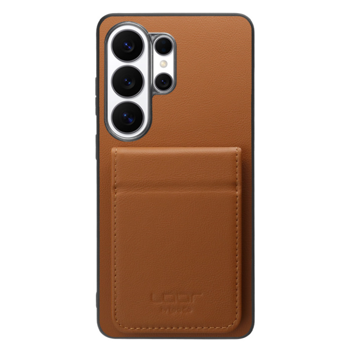 [ LOOF BASIC-SHELL SLIM CARD 2カード ] Galaxy S26 Ultra Samsung SC-53G ケース 背面 カード収納 カード入れ カードポケット カバー スマホケース 薄型 大容量 本革 [ Galaxy S26 Ultra ]