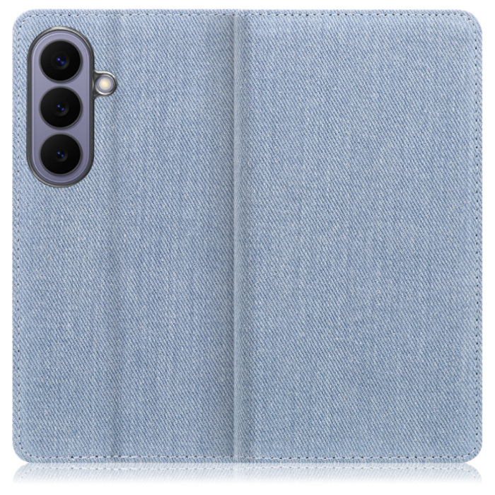 [ LOOF DENIM ] Galaxy S26 Samsung SC-51G スマホケース ケース カバー 手帳型ケース カード収納 マグネット付き デニム ベルトなし [ Galaxy S26 ]