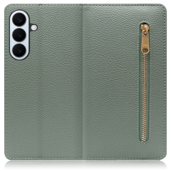 [ LOOF POCKET ] Galaxy S26+ Samsung SC-52G スマホケース ケース カバー 手帳型ケース カード収納 本革 マグネットなし ベルトなし ポケット ファスナー [ Galaxy S26+ ]