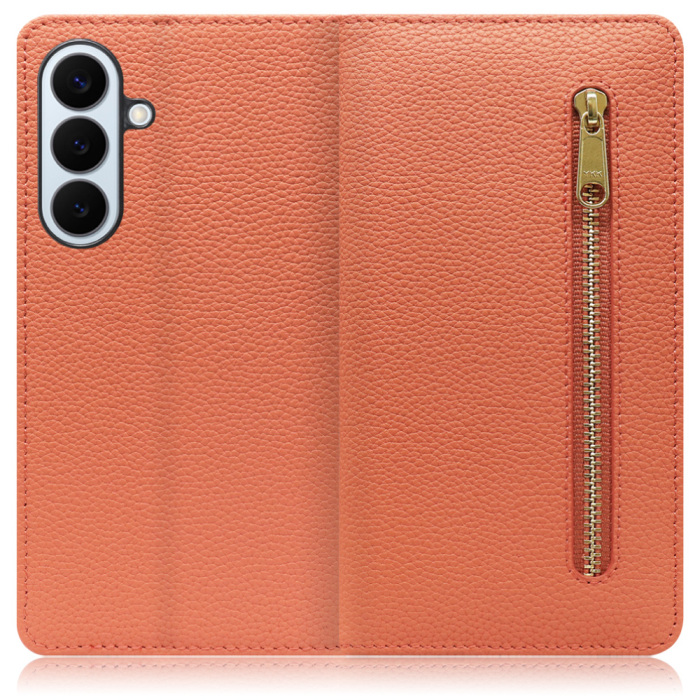 [ LOOF POCKET ] Galaxy S26+ Samsung SC-52G スマホケース ケース カバー 手帳型ケース カード収納 本革 マグネットなし ベルトなし ポケット ファスナー [ Galaxy S26+ ]