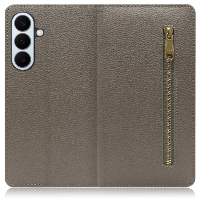 [ LOOF POCKET ] Galaxy S26+ Samsung SC-52G スマホケース ケース カバー 手帳型ケース カード収納 本革 マグネットなし ベルトなし ポケット ファスナー [ Galaxy S26+ ]