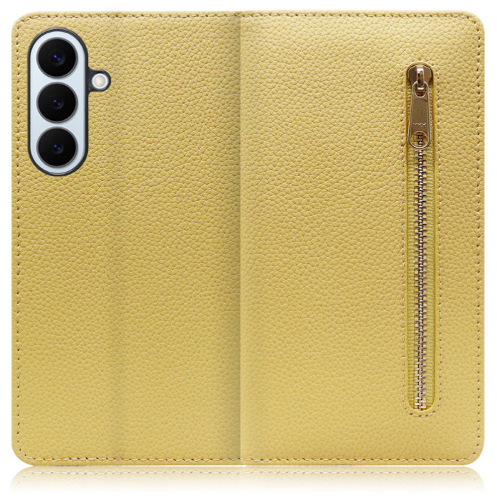 [ LOOF POCKET ] Galaxy S26+ Samsung SC-52G スマホケース ケース カバー 手帳型ケース カード収納 本革 マグネットなし ベルトなし ポケット ファスナー [ Galaxy S26+ ]