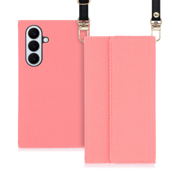 [ LOOF STRAP ] Galaxy S26+ Samsung SC-52G スマホケース ケース カバー ショルダー スマホショルダー ストラップ 肩掛け 首掛け 手帳型ケース カード収納 マグネット付き [ Galaxy S26+ ]