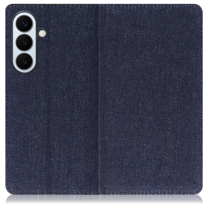 [ LOOF DENIM ] Galaxy S26+ Samsung SC-52G スマホケース ケース カバー 手帳型ケース カード収納 マグネット付き デニム ベルトなし [ Galaxy S26+ ]