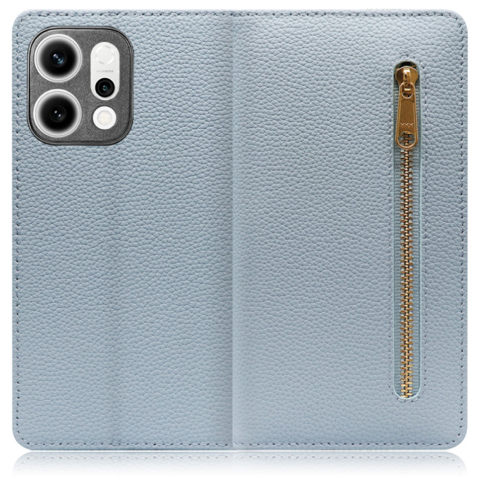 [ LOOF POCKET ] OPPO Reno14 5G  スマホケース ケース カバー 手帳型ケース カード収納 本革 マグネットなし ベルトなし ポケット ファスナー [ OPPO Reno14 5G ]