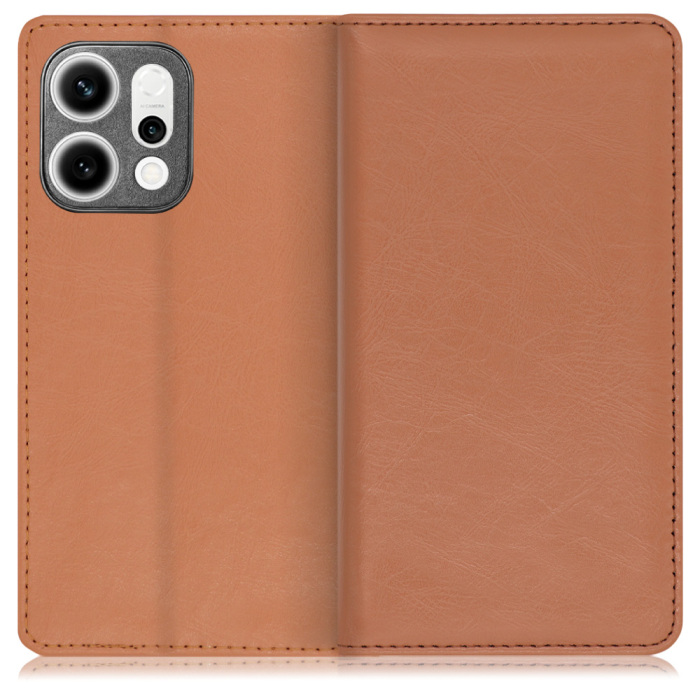 [ LOOF ROYALE ] OPPO Reno14 5G  スマホケース ケース カバー 手帳型ケース カード収納 マグネット付き 本革 ベルトなし [ OPPO Reno14 5G ]