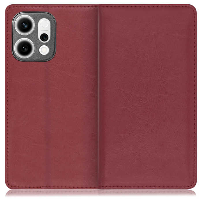 [ LOOF ROYALE ] OPPO Reno14 5G  スマホケース ケース カバー 手帳型ケース カード収納 マグネット付き 本革 ベルトなし [ OPPO Reno14 5G ]