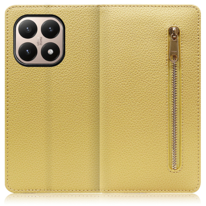 [ LOOF POCKET ] Xiaomi 15T シャオミ 15T スマホケース ケース カバー 手帳型ケース カード収納 本革 マグネットなし ベルトなし ポケット ファスナー [ Xiaomi 15T ]