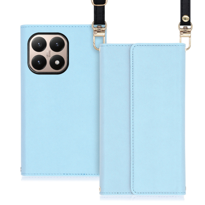 [ LOOF STRAP ] Xiaomi 15T シャオミ 15T スマホケース ケース カバー ショルダー スマホショルダー ストラップ 肩掛け 首掛け 手帳型ケース カード収納 マグネット付き [ Xiaomi 15T ]