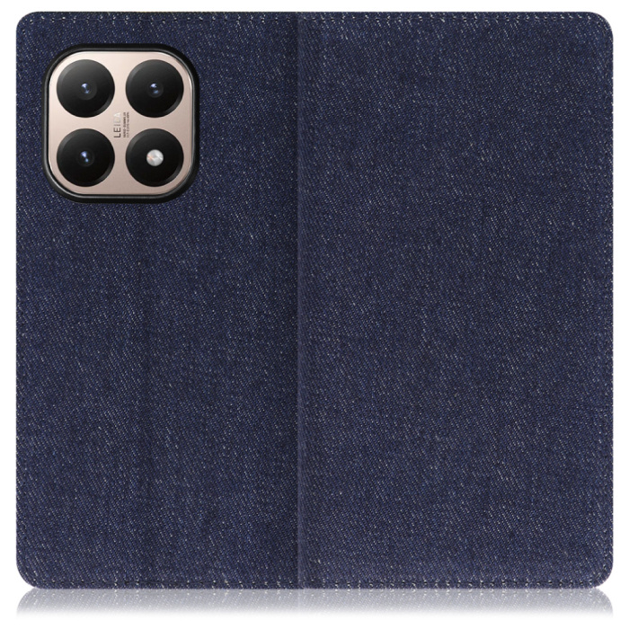[ LOOF DENIM ] Xiaomi 15T シャオミ 15T スマホケース ケース カバー 手帳型ケース カード収納 マグネット付き デニム ベルトなし [ Xiaomi 15T ]