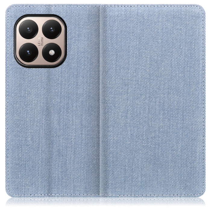 [ LOOF DENIM ] Xiaomi 15T シャオミ 15T スマホケース ケース カバー 手帳型ケース カード収納 マグネット付き デニム ベルトなし [ Xiaomi 15T ]