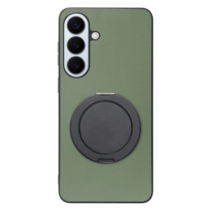 [ LOOF RING-SHELL (シンプル Ver.) ] Galaxy S26+ Samsung SC-52G スマホケース 背面 ケース カバー ハードケース スマホリング リング付き 本革 ストラップホール [ Galaxy S26+ ]