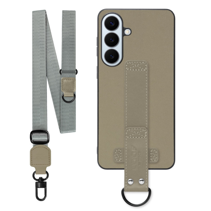 [ LOOF STRAP-SHELL (ロング+ Ver.) ] Galaxy S26+ Samsung SC-52G スマホケース 背面 ケース カバー ハードケース ショルダーベルト  本革 [ Galaxy S26+ ]