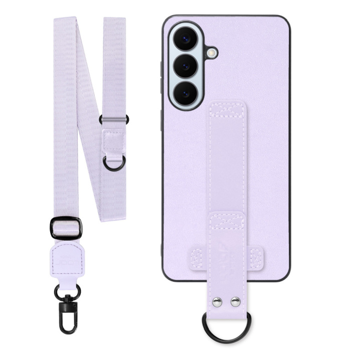 [ LOOF STRAP-SHELL (ロング+ Ver.) ] Galaxy S26+ Samsung SC-52G スマホケース 背面 ケース カバー ハードケース ショルダーベルト  本革 [ Galaxy S26+ ]