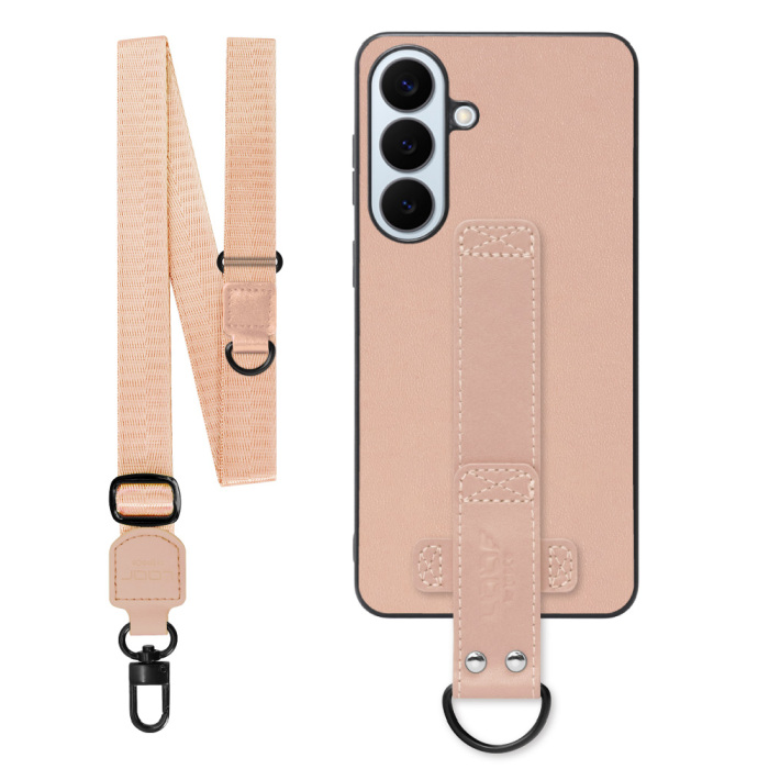 [ LOOF STRAP-SHELL (ロング+ Ver.) ] Galaxy S26+ Samsung SC-52G スマホケース 背面 ケース カバー ハードケース ショルダーベルト  本革 [ Galaxy S26+ ]