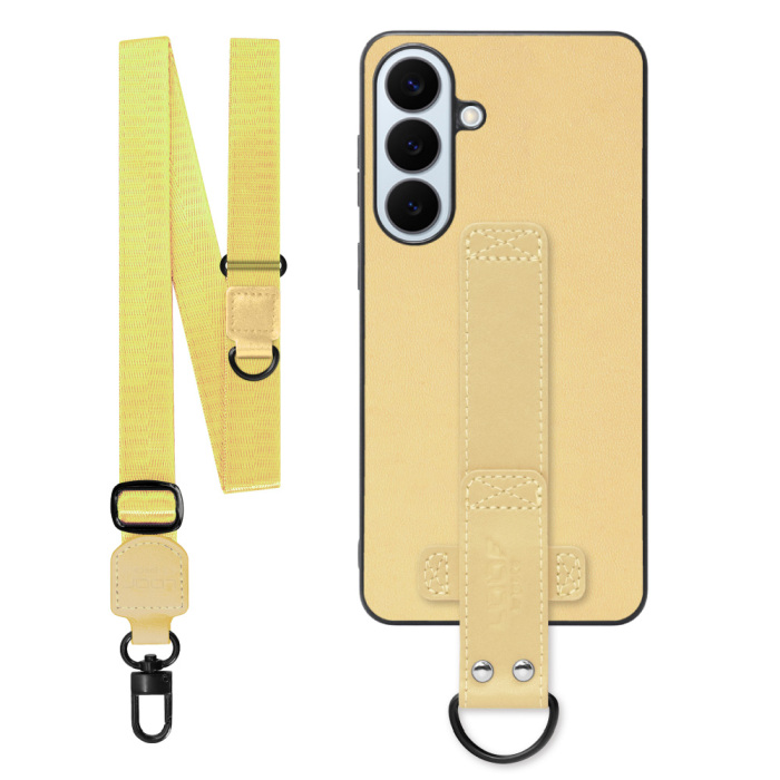 [ LOOF STRAP-SHELL (ロング+ Ver.) ] Galaxy S26+ Samsung SC-52G スマホケース 背面 ケース カバー ハードケース ショルダーベルト  本革 [ Galaxy S26+ ]