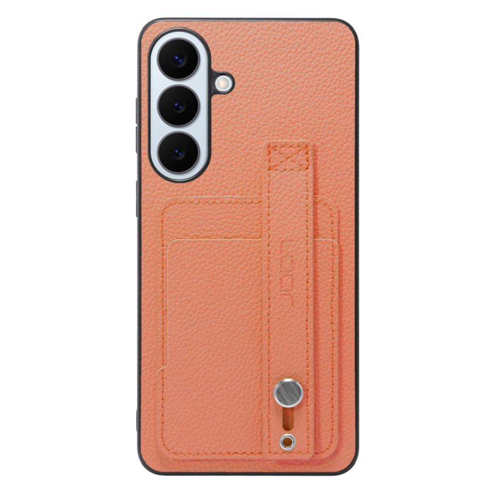 [ LOOF HOLD-SHELL CARD ] Galaxy S26+ Samsung SC-52G スマホケース 背面 ケース カバー ハードケース 背面ベルト カード入れ 本革 ストラップホール [ Galaxy S26+ ]