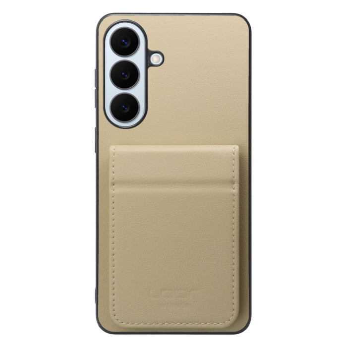 [ LOOF BASIC-SHELL SLIM CARD 2カード ] Galaxy S26+ Samsung SC-52G ケース 背面 カード収納 カード入れ カードポケット カバー スマホケース 薄型 大容量 本革 [ Galaxy S26+ ]