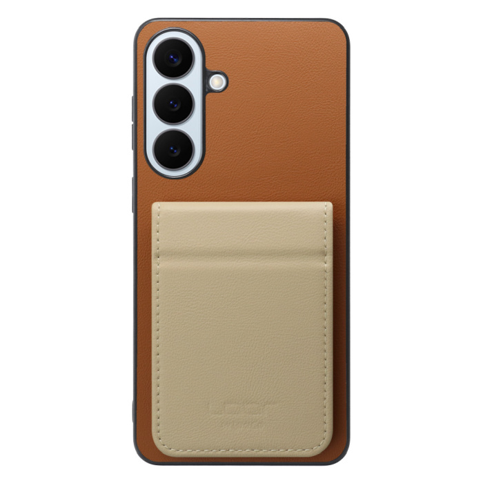 [ LOOF BASIC-SHELL SLIM CARD 2カード ] Galaxy S26+ Samsung SC-52G ケース 背面 カード収納 カード入れ カードポケット カバー スマホケース 薄型 大容量 本革 [ Galaxy S26+ ]