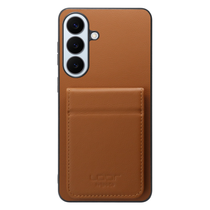 [ LOOF BASIC-SHELL SLIM CARD 2カード ] Galaxy S26+ Samsung SC-52G ケース 背面 カード収納 カード入れ カードポケット カバー スマホケース 薄型 大容量 本革 [ Galaxy S26+ ]