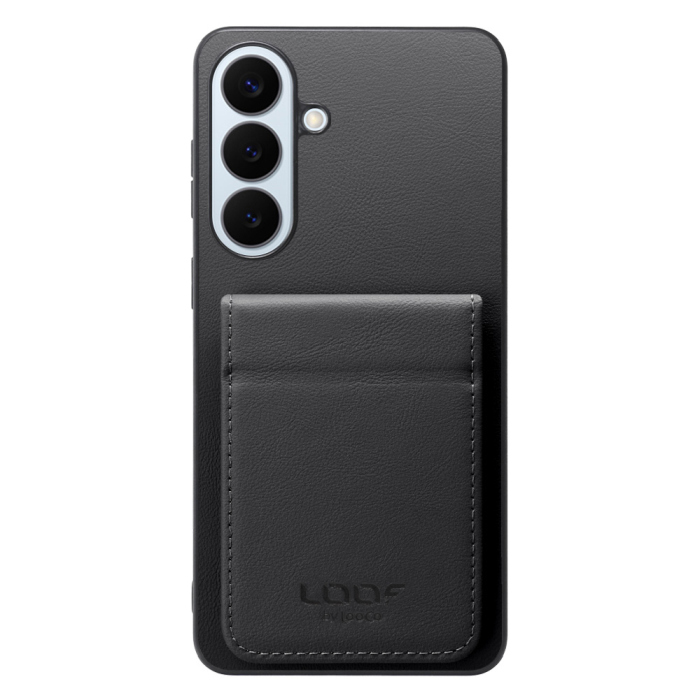 [ LOOF BASIC-SHELL SLIM CARD 2カード ] Galaxy S26+ Samsung SC-52G ケース 背面 カード収納 カード入れ カードポケット カバー スマホケース 薄型 大容量 本革 [ Galaxy S26+ ]