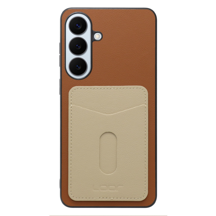 [ LOOF PASS-SHELL (LEATHER Ver.) スライド ] Galaxy S26+ Samsung SC-52G スマホケース 背面 ケース カバー ハードケース カード収納 カードホルダー ストラップホール [ Galaxy S26+ ]