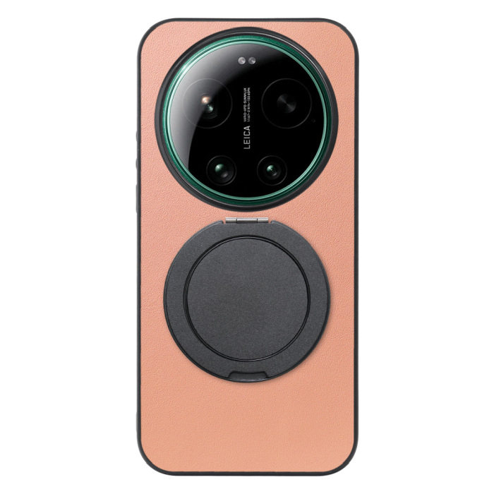 [ LOOF RING-SHELL (シンプル Ver.) ] Xiaomi 17 Ultra  スマホケース 背面 ケース カバー ハードケース スマホリング リング付き 本革 ストラップホール [ Xiaomi 17 Ultra ]