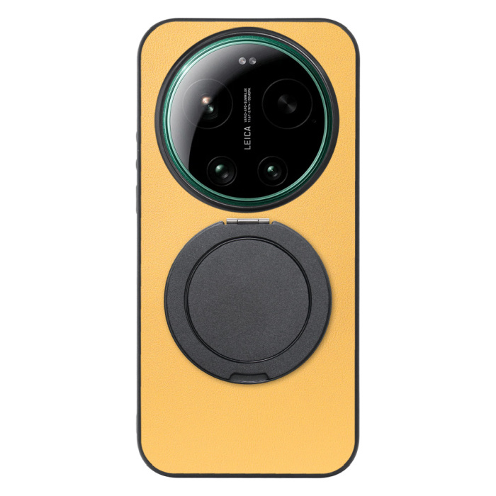 [ LOOF RING-SHELL (シンプル Ver.) ] Xiaomi 17 Ultra  スマホケース 背面 ケース カバー ハードケース スマホリング リング付き 本革 ストラップホール [ Xiaomi 17 Ultra ]