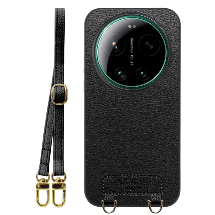 [ LOOF LUXURY-SHELL SHOULDER ] Xiaomi 17 Ultra  ショルダーストラップ付き シンプルでスマート 本革 シェル型ケース ショルダー ストラップ スマホショルダー [ Xiaomi 17 Ultra ]