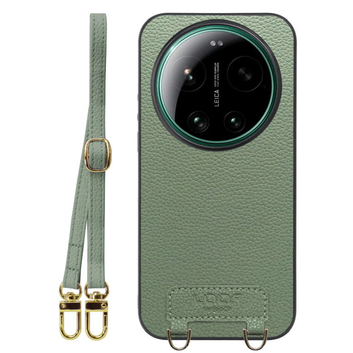 [ LOOF LUXURY-SHELL SHOULDER ] Xiaomi 17 Ultra  ショルダーストラップ付き シンプルでスマート 本革 シェル型ケース ショルダー ストラップ スマホショルダー [ Xiaomi 17 Ultra ]