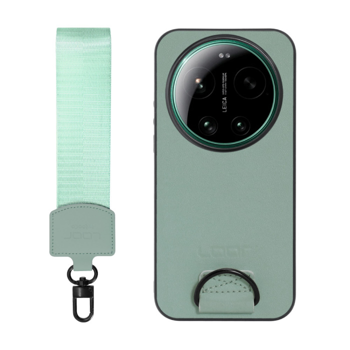 [ LOOF STRAP-SHELL (ショートVer.) ] Xiaomi 17 Ultra  スマホケース 背面 ケース カバー ハードケース ハンドストラップ  本革 [ Xiaomi 17 Ultra ]