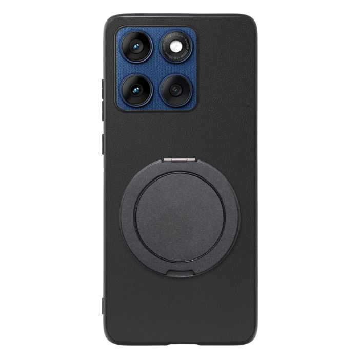 [ LOOF RING-SHELL (シンプル Ver.) ] motorola edge 60 モトローラ XT2507-3 XT2507-6 スマホケース 背面 ケース カバー ハードケース スマホリング リング付き 本革 ストラップホール [ motorola edge 60 ]